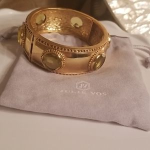 JULIE VOS FACETED BANGLE